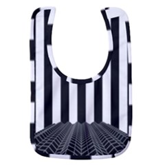 Illustration Stripes Geometric Pattern Baby Bib by Uceng