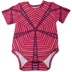 Art Pattern Design Wallpaper Baby Short Sleeve Bodysuit by Uceng