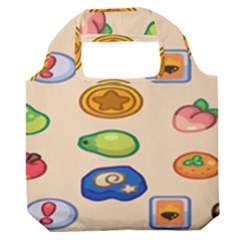 Acnh Wallpaper Premium Foldable Grocery Recycle Bag by artworkshop