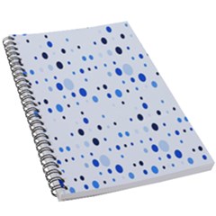 Blue Circle Pattern 5 5  X 8 5  Notebook