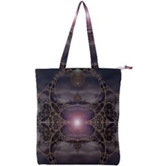 Fantasy Science Fiction Portal Double Zip Up Tote Bag by Uceng
