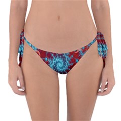 Fractal Pattern Background Reversible Bikini Bottoms