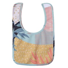 Leaves Pattern Design Colorful Baby Bib by Uceng