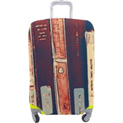 Books Shelf Library Book Shelf Luggage Cover (large) by Uceng