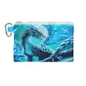 Ice Dragon Canvas Cosmetic Bag (Medium) View1