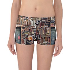 Books Reversible Boyleg Bikini Bottoms by artworkshop