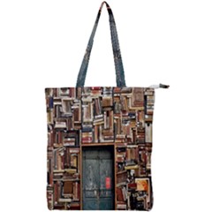 Books Double Zip Up Tote Bag