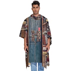 Books Men s Hooded Rain Ponchos by artworkshop