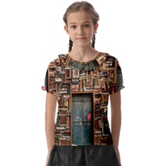 Books Kids  Frill Chiffon Blouse