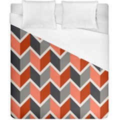 Colorful Zigzag Pattern Wallpaper Free Vector Duvet Cover (california King Size) by artworkshop