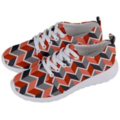 Colorful Zigzag Pattern Wallpaper Free Vector Men s Lightweight Sports Shoes by artworkshop