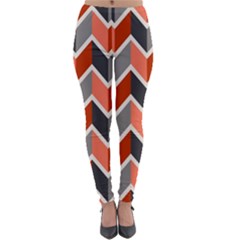 Colorful Zigzag Pattern Wallpaper Free Vector Lightweight Velour Leggings by artworkshop