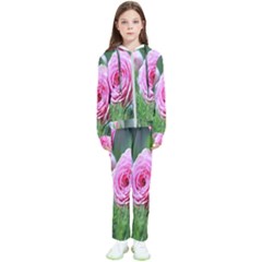 Flowers Kids  Tracksuit by artworkshop