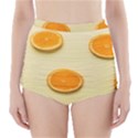 Fruite Orange High-Waisted Bikini Bottoms View1