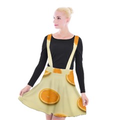 Fruite Orange Suspender Skater Skirt by artworkshop