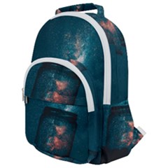 Swimming  Rounded Multi Pocket Backpack by artworkshop