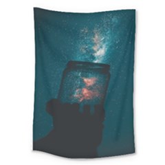 Swimming  Large Tapestry by artworkshop