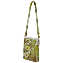 Watercolor Yellow And-white Flower Background Multi Function Travel Bag by artworkshop