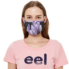 Crocus Flowers Purple Flowers Spring Nature Cloth Face Mask (adult) by Ravend