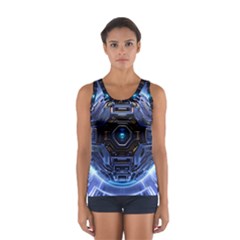 Ai Generated Digital Technology Computer Internet Sport Tank Top 