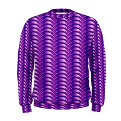 Purple Textile Vibrant Decor 3d Men s Sweatshirt