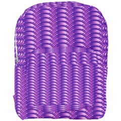 Purple Textile Vibrant Decor 3d Full Print Backpack