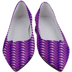 Purple Textile Vibrant Decor 3d Women s Block Heels 