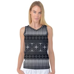 Abstract Art Artistic Backdrop Black Brush Card Women s Basketball Tank Top