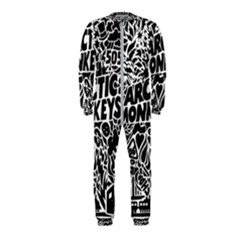 Arctic Monkeys Digital Wallpaper Pattern No People Creativity Onepiece Jumpsuit (kids) by Sudhe