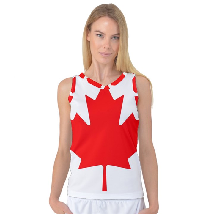 Canada Flag Canadian Flag View Women s Basketball Tank Top