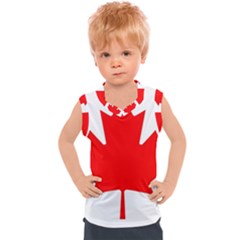 Canada Flag Canadian Flag View Kids  Sport Tank Top
