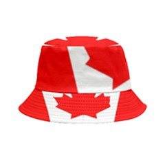 Canada Flag Canadian Flag View Inside Out Bucket Hat by Ravend