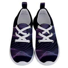 Abstract Wave Digital Design Space Energy Fractal Running Shoes