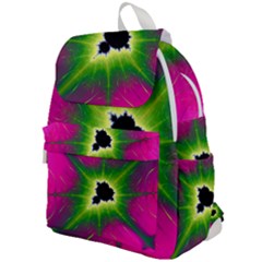 Fractal Art Math Abstract Artwork Pink Magenta Top Flap Backpack