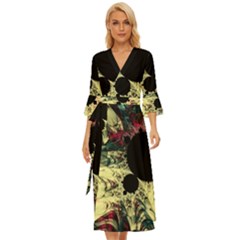 Fractal Art Design Fractal Art Digital Art Midsummer Wrap Dress