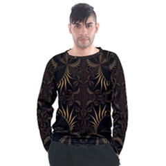 Fractal Symmetry Symmetrical Art Artwork Men s Long Sleeve Raglan Tee