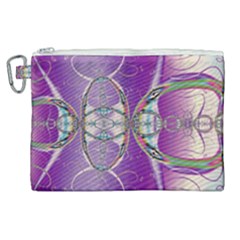 Abstract Colorful Art Pattern Design Fractal Canvas Cosmetic Bag (xl)