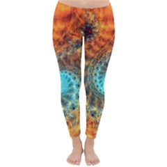 Fractal Math Abstract Mysterious Mystery Vortex Classic Winter Leggings