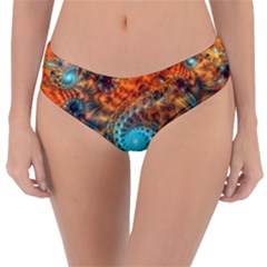 Fractal Math Abstract Mysterious Mystery Vortex Reversible Classic Bikini Bottoms by Ravend