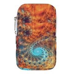 Fractal Math Abstract Mysterious Mystery Vortex Waist Pouch (small) by Ravend