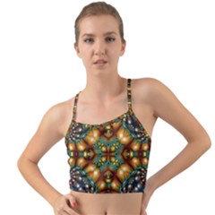 Background Abstract Fractal Annotation Texture Mini Tank Bikini Top