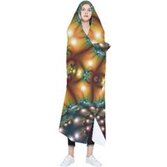 Background Abstract Fractal Annotation Texture Wearable Blanket