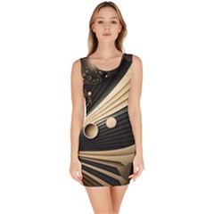 Space Futuristic Technology Digital Ai Generated Bodycon Dress