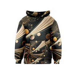 Space Futuristic Technology Digital Ai Generated Kids  Pullover Hoodie