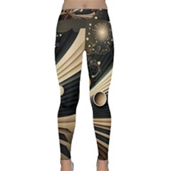 Space Futuristic Technology Digital Ai Generated Classic Yoga Leggings