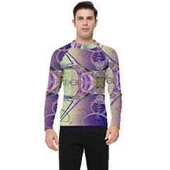 Fractal Abstract Digital Art Art Colorful Men s Long Sleeve Rash Guard