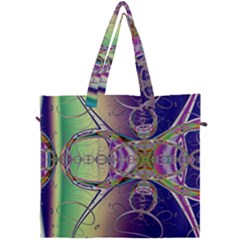 Fractal Abstract Digital Art Art Colorful Canvas Travel Bag by Ravend