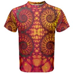 Art Pattern Fractal Design Abstract Artwork Men s Cotton Tee