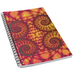 Art Pattern Fractal Design Abstract Artwork 5 5  X 8 5  Notebook by Ravend