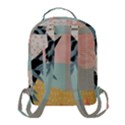 Leaves Pattern Design Colorful Decorative Texture Flap Pocket Backpack (Small) View3